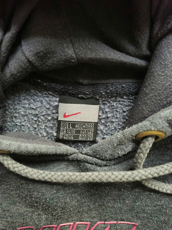 Nike Gri Kapüşonlu Sweatshirt - Görsel 2