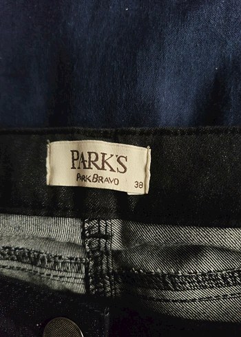 Antrasit/Siyah Kadın Denim Kumaş Pantolon - Görsel 2