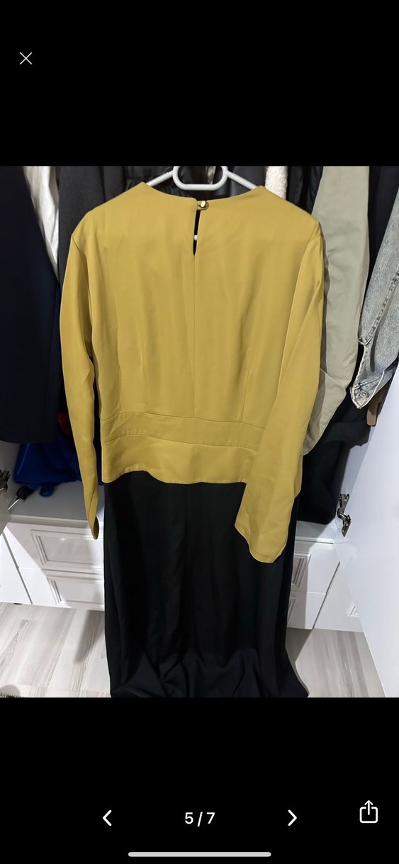 Tesettür ferace uzun abiye - Görsel 5