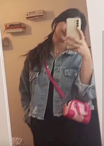 Lolita Lempicka Pembe Deri Kadın Çanta - Görsel 2