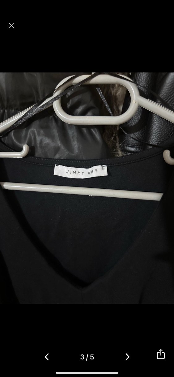 Siyah jımmy key kadın kısa elbise - Görsel 3