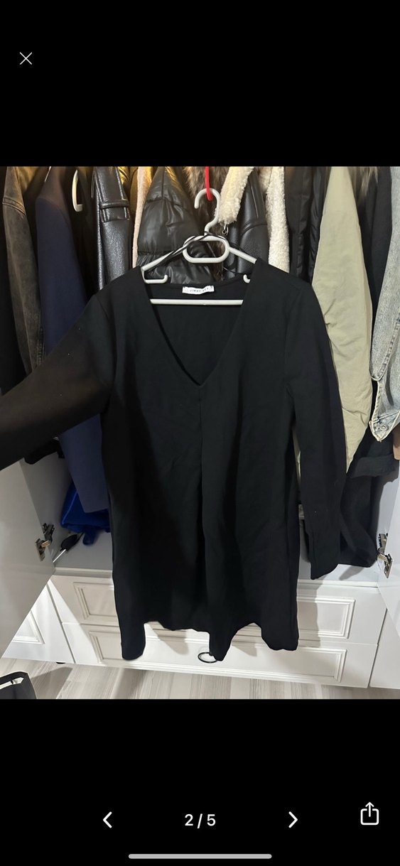 Siyah jımmy key kadın kısa elbise - Görsel 2