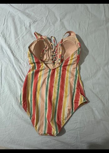 LC Waikiki Bohem Çok Renkli Bağcıklı Kadın Mayo - Görsel 4