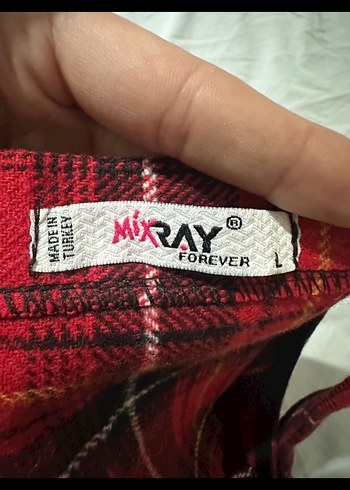 Kırmızı Ekose Kısa Askılı Kışlık Salopet Elbise - Görsel 7