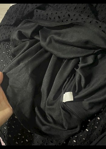 Siyah midi boy kadın elbise - Görsel 4