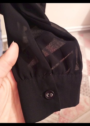 Koton marka Perçinli Yaka Detaylı Kot Gömlek - Görsel 4