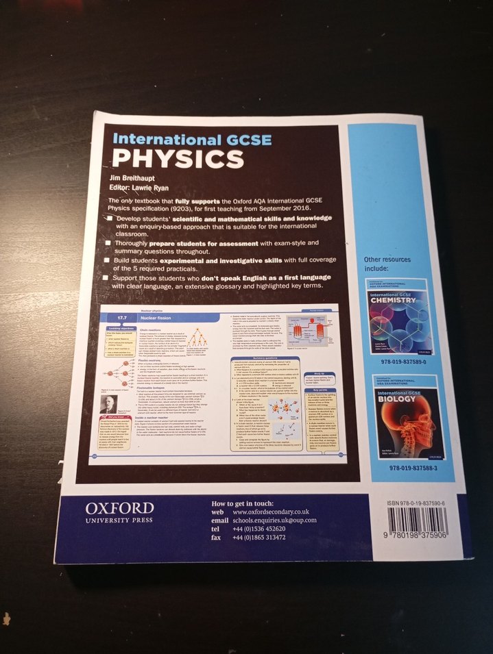 Oxford International GCSE Fizik Kitabı - Görsel 2