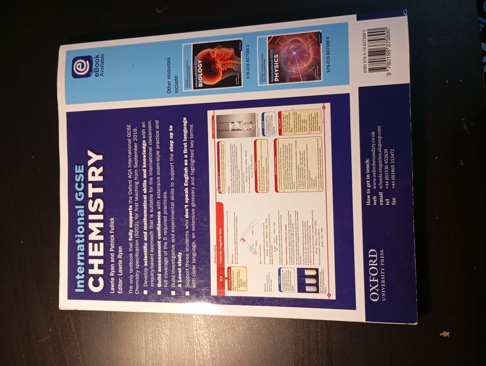 Oxford International GCSE Chemistry Kitabı - Görsel 2