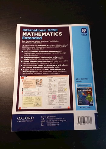 Uluslararası GCSE Matematik Kitabı - Görsel 2