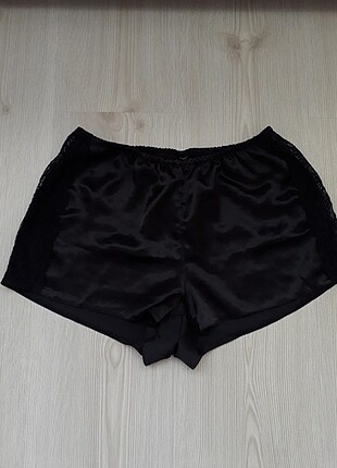 Saten şort pijama 