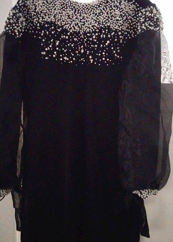 Siyah Tırnak Dekorasyonu İnci Seti - Görsel 2