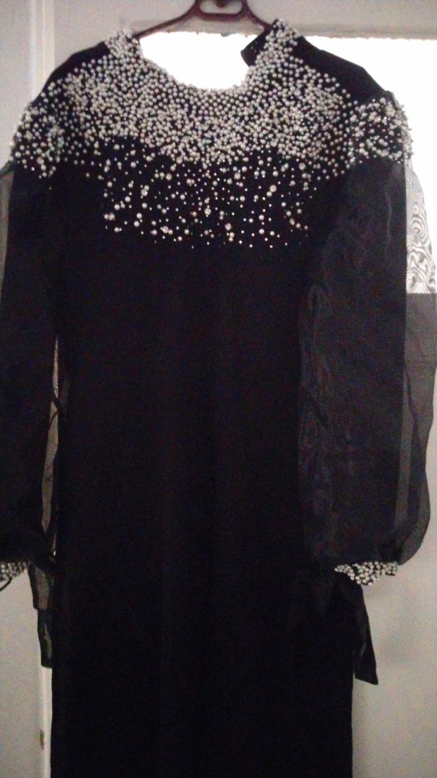 Siyah Tırnak Dekorasyonu İnci Seti - Görsel 2