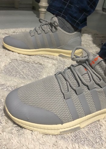 Letoon / Gri Erkek Spor Ayakkabı - Görsel 10