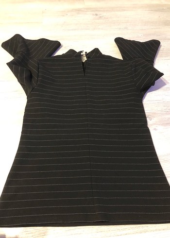 Adl /Düğmeli Yarım Balıkçı Siyah Kadın Kazak - Görsel 3