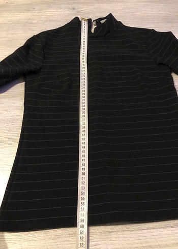 Adl /Düğmeli Yarım Balıkçı Siyah Kadın Kazak - Görsel 5