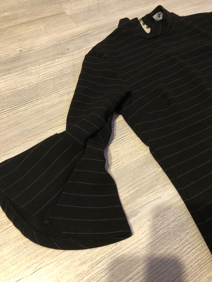 Adl /Düğmeli Yarım Balıkçı Siyah Kadın Kazak - Görsel 2