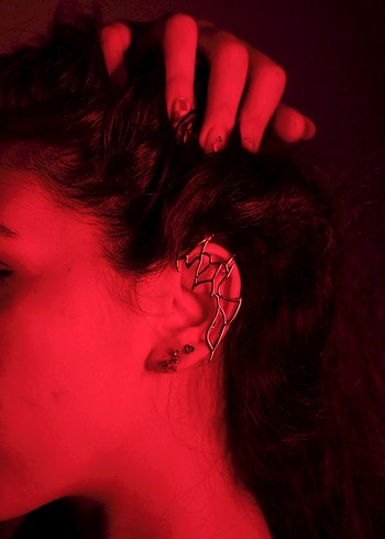 Rave Techno Earcuff Küpe - Görsel 2