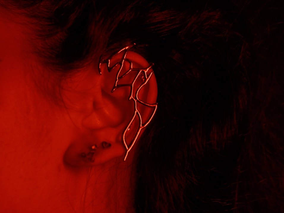 Rave Techno Earcuff Küpe - Görsel 4