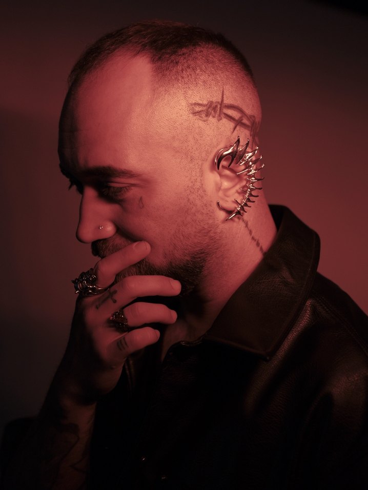 Rave Techno Omurilik Earcuff Küpe - Görsel 3