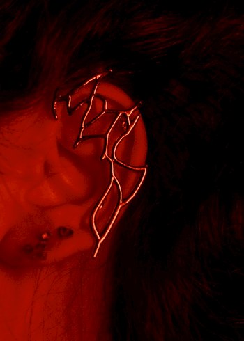 Rave Techno Earcuff Küpe - Görsel 2