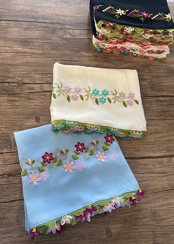 Nakışlı iğne oyalı mevlit örtüsü renk seçeneği mevcuttur - Görsel 3