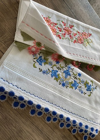 iğne oyalı havlular model seçeneği vardır - Görsel 5