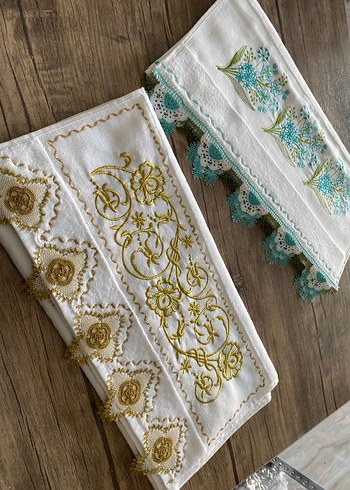 iğne oyalı havlular model seçeneği vardır - Görsel 7
