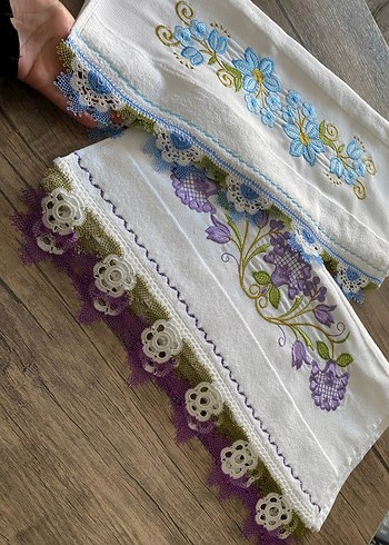 iğne oyalı havlular model seçeneği vardır - Görsel 6