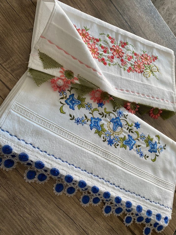 iğne oyalı havlular model seçeneği vardır - Görsel 5