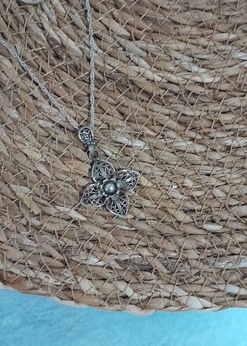 gümüş telkari kolye yüzük - Görsel 4