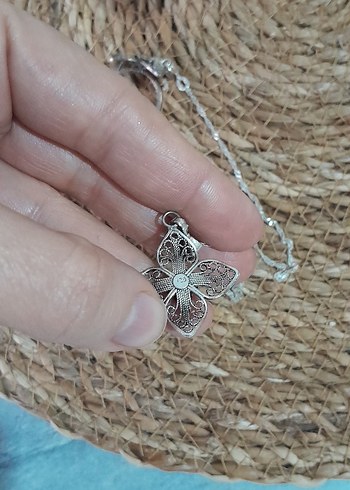 gümüş telkari kolye yüzük - Görsel 5