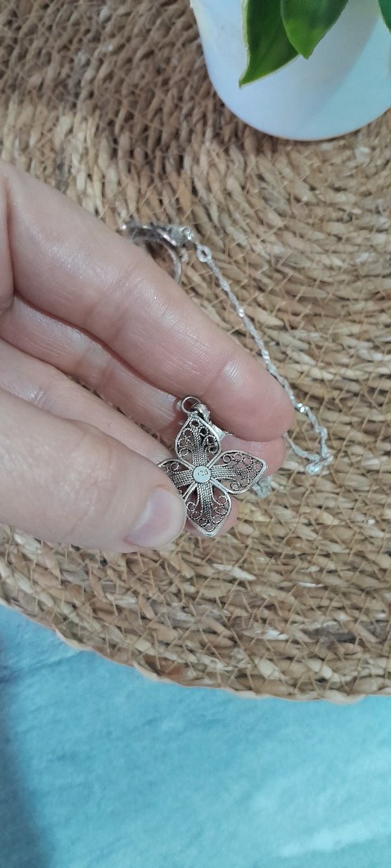 gümüş telkari kolye yüzük - Görsel 5