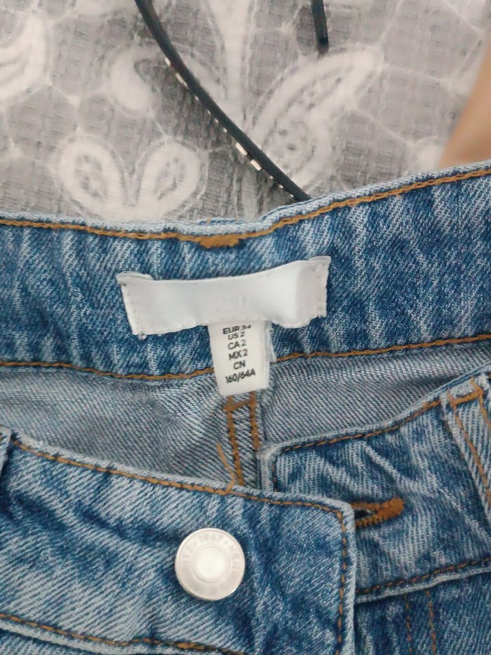 Gevşek Kesim Midi Mavi Kot Pantolon - Görsel 2