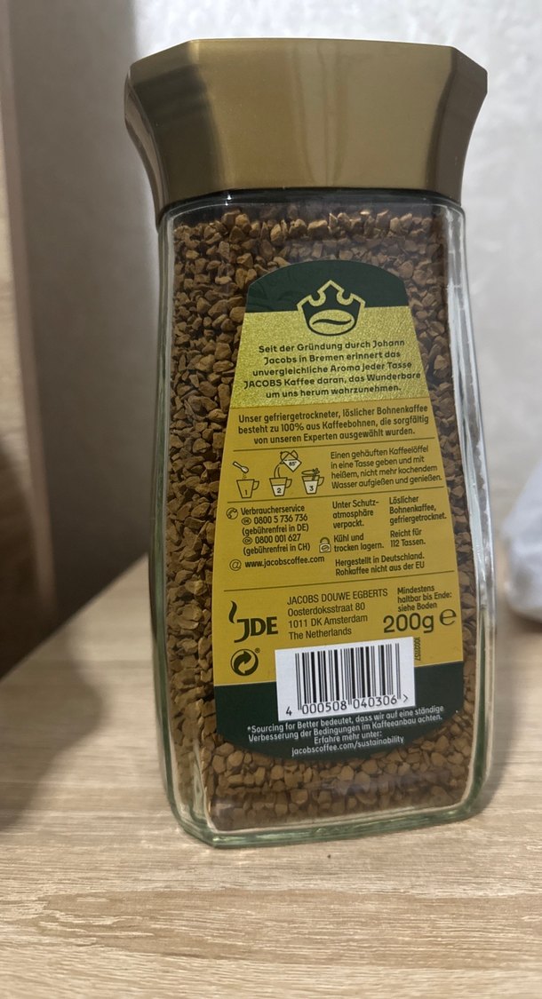 Jacobs Gold Kahve orjinal - Görsel 2