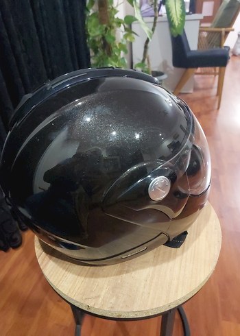 COX markaı Siyah Cam Motosiklet Kaskı - Görsel 3