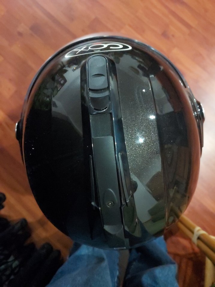 COX markaı Siyah Cam Motosiklet Kaskı - Görsel 4