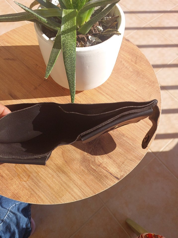 Siyah gerçek deri Erkek Cüzdanı - Görsel 3