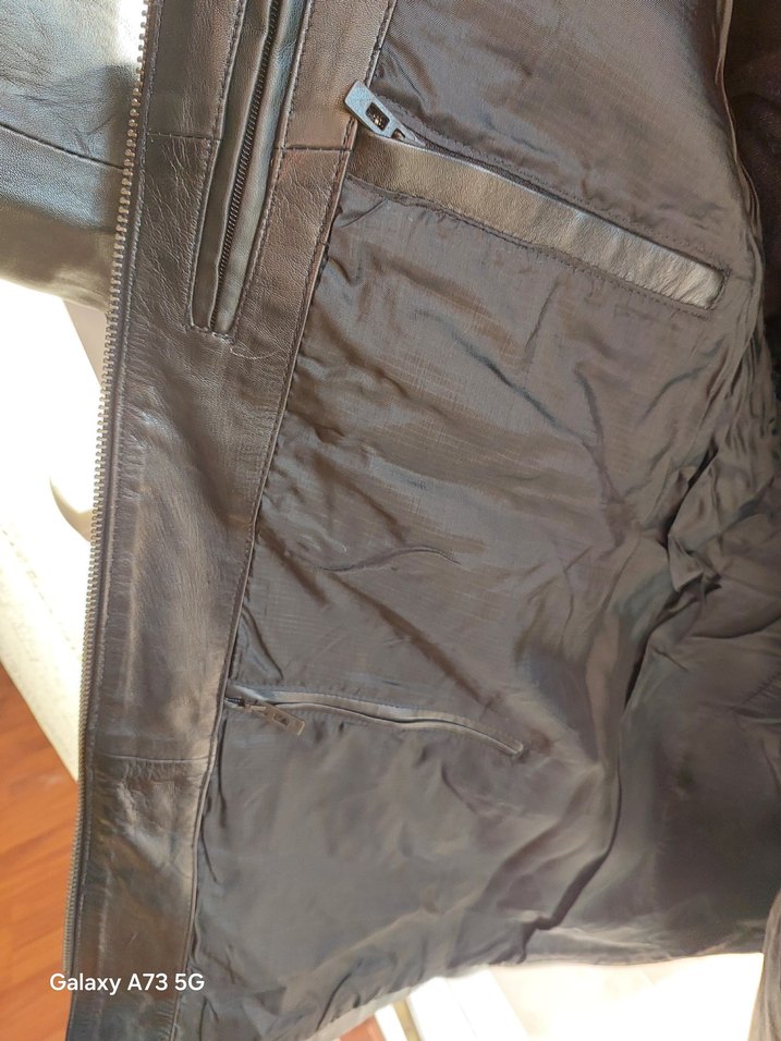 Kahverengi Deri Erkek Ceket - Görsel 3