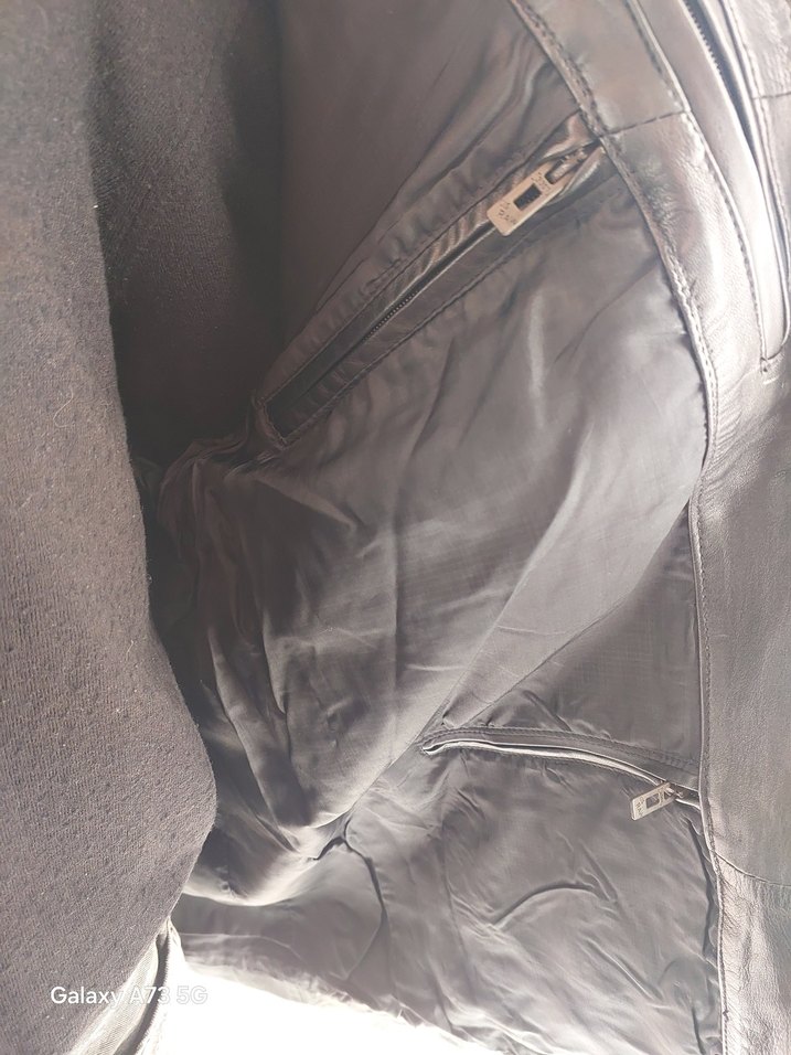 Kahverengi Deri Erkek Ceket - Görsel 4