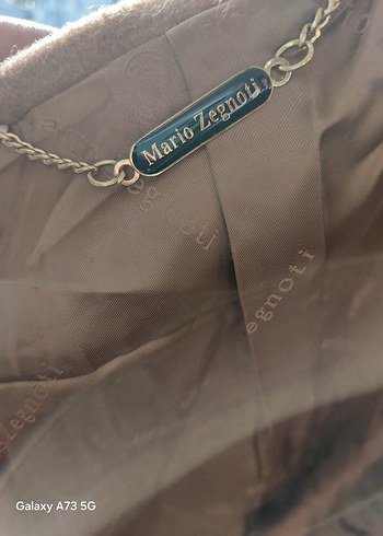 hardal Erkek cashmire Uzun Klasik Kaban - Görsel 3