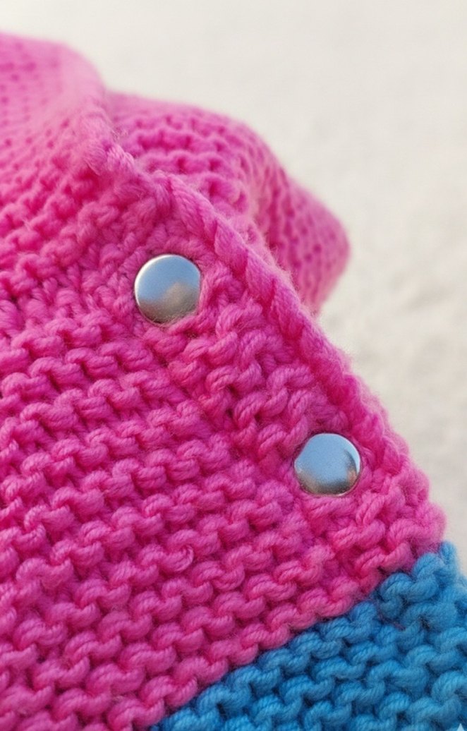 Renkli Kapüşonlu Örgü Kız Hırka - Görsel 3