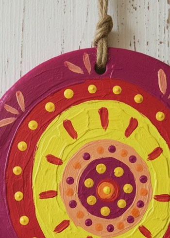 Renkli alçı Duvar Süsleri - Görsel 2