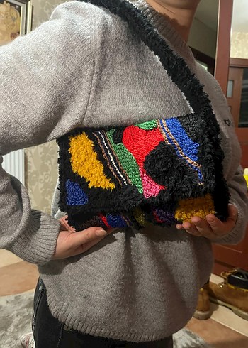 Tamamen el işçiliği mini  Çanta - Görsel 4