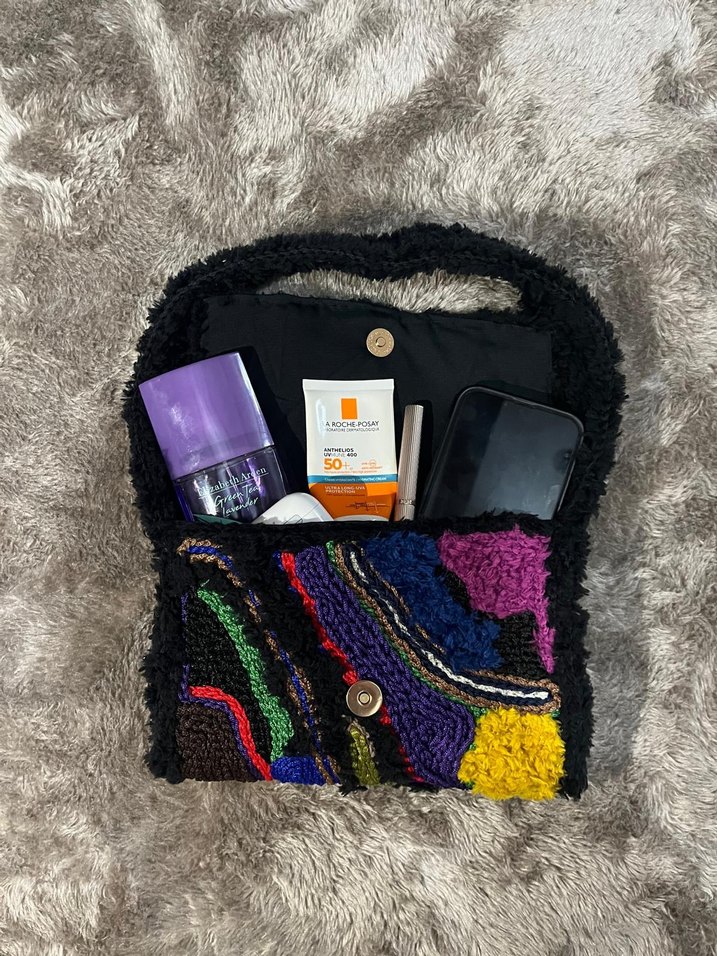 Tamamen el işçiliği mini  Çanta - Görsel 3