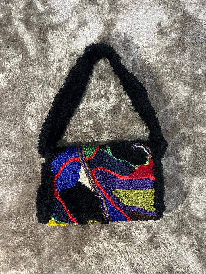 Tamamen el işçiliği mini  Çanta - Görsel 2