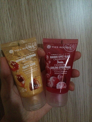 Yves Rocher Yves rocher kayısılı peelig ve cooling effect mask