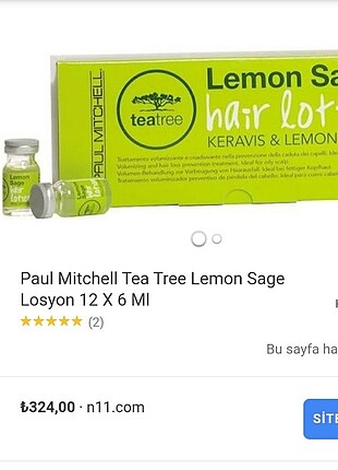 Lemon sage hair lotion