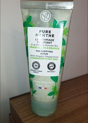 Yves Rocher pure menthe peeling