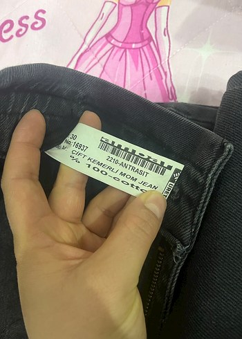 Kadın Pastel Renk Loose Fit Midi Kot Pantolon - Görsel 11