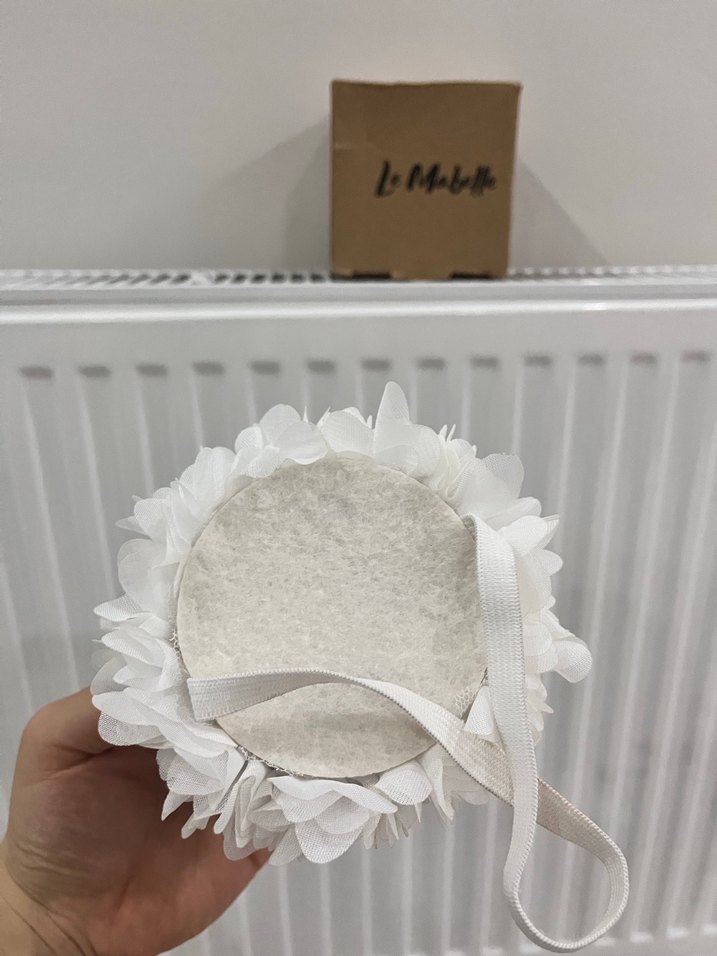 LeMabelle Beyaz Fırfırlı Çocuk Taç - Görsel 4